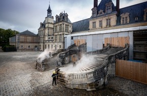 Alfred Kärcher SE & Co. KG: Kärcher reinigt UNESCO-Weltkulturerbestätte Schloss Fontainebleau bei Paris