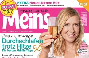 Bauer Media Group, Meins: Andrea Kiewel in "Meins": "Das Leben muss gefeiert werden!" / 50plus-Frauenmagazin "Meins" feiert 5. Geburtstag - und die Stars feiern mit