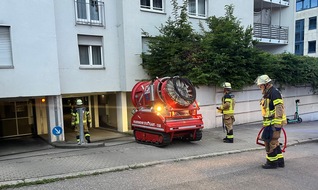 Feuerwehr Stuttgart: FW Stuttgart: Kleinbrand in Tiefgarage sorgt für starke Rauchentwicklung