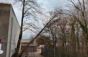 Feuerwehr Ratingen: FW Ratingen: Sturmtief über Ratingen