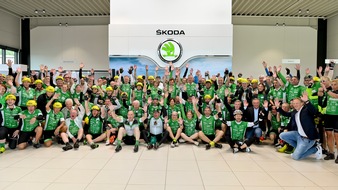 Škoda Auto Deutschland spendet 10.000 Euro an die Tour der Hoffnung