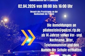 Polizeidirektion Koblenz: POL-PDKO: Berufsinfotage bei der Polizei in Lahnstein