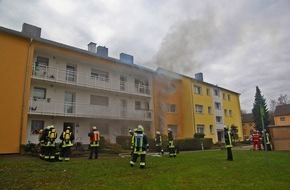 Feuerwehr Essen: FW-E: Kellerbrand in Mehrfamilienhaus in Essen-Stoppenberg, keine Verletzten