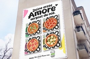 Gustavo Gusto GmbH & Co. KG: Emotionen pur: Gustavo Gusto launcht Kampagne "DEINE ERSTE AMORE VERGISST DU NIE." zur neuen Pizza-Range "Amore"