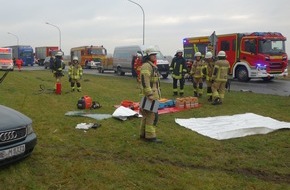 Feuerwehr Bremerhaven: FW Bremerhaven: Tödlicher Verkehrsunfall in Wulsdorf