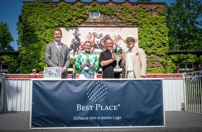 Best Place Immobilien GmbH & CO. KG: Best Place beim Fashion Raceday Hoppegarten: Jockey Martin Seidl gewinnt mit Varicon die Best Place Immobilien Trophy