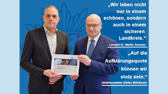 Polizei Steinfurt: POL-ST: Kreis Steinfurt, Kriminalstatistik 2025: Mehr Straftaten aufgekl&auml;rt, Gef&auml;hrdung erneut unter dem Landesdurchschnitt