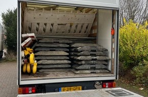 Polizei Bielefeld: POL-BI: Transporter um mehr als 50 Prozent überladen