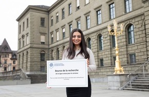 Schweizerische Hirnliga: Manipuler des protéines, soulager le stress / La première bourse de recherche de la Ligue suisse pour le cerveau a été décernée à M.Sc. Mahshid Gazorpak, candidate au doctorat de l'EPF de Zurich