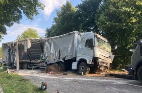 Polizei Coesfeld: POL-COE: Coesfeld, Billerbeck, B525/Fahrbahn weiterhin gesperrt