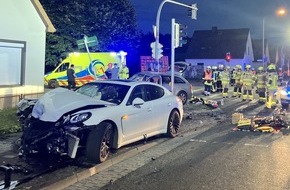 Polizeiinspektion Cuxhaven: POL-CUX: T&ouml;dlicher Verkehrsunfall in Cuxhaven - Rettungshubschrauber im Einsatz