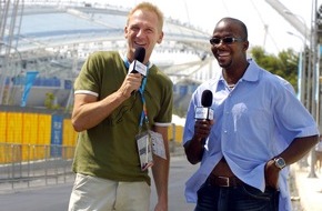 EUROSPORT: Donovan Bailey als exklusiver EUROSPORT-Experte in Athen