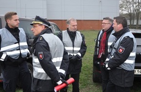 Polizeiinspektion Rotenburg: POL-ROW: ++ Rotenburger Polizei übt Anschlagszenario - Viele Polizeikräfte im Stadtgebiet unterwegs ++