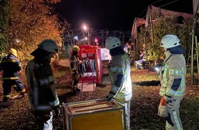 Feuerwehr Konstanz: FW Konstanz: Überlandhilfe bei drohendem Dammbruch
