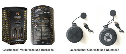 Unilever Schweiz GmbH: Warenrückruf: Ladekabel für Lautsprecher aus dem AXE Dark Temptation Geschenkset kann in seltenen Fällen beim Aufladen überhitzen