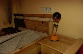 Polizeiinspektion Nienburg / Schaumburg: POL-NI: Matratze fängt Feuer -Bild om Download-
