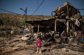 UNICEF Deutschland: Feuer in Moria: Fast 4.000 Kinder ohne Obdach brauchen dringend Hilfe