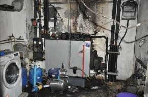 Polizeiinspektion Nienburg / Schaumburg: POL-NI: Technischer Defekt verursacht Brand in Hauswirtschaftsraum  -Bild im Download-