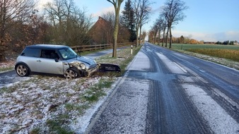 Polizeiinspektion Diepholz: POL-DH: --- Glätteunfälle im Landkreis Diepholz - Einbrüche in Scholen, Kirchdorf und Sulingen - Radfahrerin bei Unfall in Diepholz schwer verletzt ---