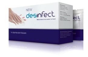 desinfect: Hygiène des mains et mobilité: desinfect la nouvelle lingette de nettoyage avec effet antivirus garanti