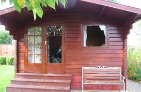 Polizeiinspektion Hameln-Pyrmont/Holzminden: POL-HOL: Holzminden - Gartenkolonie "Über der Burg": Zahlreiche Gartenlauben aufgebrochen - Tatzeit liegt in der Nacht vom Samstag zu Sonntag -