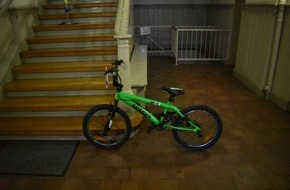 Polizeiinspektion Northeim: POL-NOM: Fundfahrrad/Kinderfahrrad - Eigentümer gesucht !