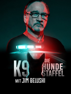 Jim Belushi und die Helden auf vier Pfoten: In neuer Doku-Reihe auf Crime + Investigation zeigt der Hollywood-Star Polizeihunde im Einsatz