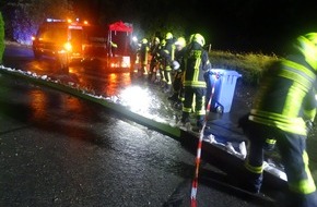 Freiwillige Feuerwehr Reichenau: FW Reichenau: Pressemitteilung: Wassereinbruch ins Gebäude, Reichenau-Waldsiedlung, 31.05.2024