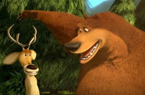 SAT.1: Da steppt der Bär! Sat.1 zeigt den animierten Familienspaß "Jagdfieber 3" am 27. Juli 2013 (BILD)