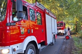 Kreisfeuerwehr Rotenburg (Wümme): FW-ROW: Alarmübung des Zuges West: Einsatzübung und Stuckenborstel erfolgreich durchgeführt