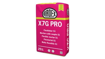 ARDEX GmbH: X7G wird PRO &ndash; Ardex optimiert seinen Flexm&ouml;rtel-Klassiker