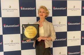 Calmfidence: Calmfidence® Gründerin Nell Pütter erhält Auszeichnung für Leadership auf der Education 2.0 Conference in Dubai und wurde für ihren außergewöhnlichen Beitrag in der Bildungsbranche ausgezeichnet.