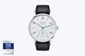 NOMOS Glashütte/SA Roland Schwertner KG: Siegel „Höchste Qualität“ für NOMOS Glashütte