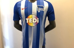 HERTHA BSC GmbH & Co. KGaA  : Sondertrikot in blau-weiß!