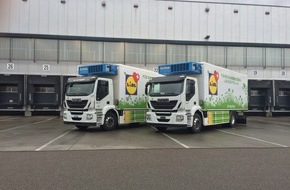 LIDL Schweiz: Lidl Svizzera dona due camion elettrici a un progetto di ricerca / "Second life project" con la BFH, la scuola universitaria professionale di Berna