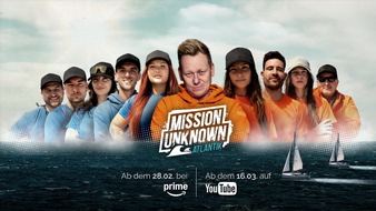 Banijay Germany: Es wird turbulent, es wird wild, es wird nervenaufreibend: "MISSION UNKNOWN: Atlantik" ab Februar auch bei Prime Video