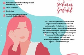 Kreispolizeibeh&ouml;rde Kleve: POL-KLE: Bedburg-Hau - Gewalt gegen M&auml;dchen und Frauen: Kostenloses Vortragsangebot von AWO und Polizei