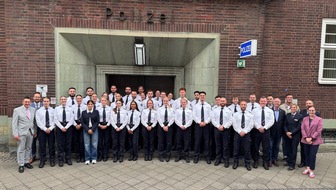 Polizeipr&auml;sidium Hamm: POL-HAM: 35 neue Mitarbeiterinnen und Mitarbeiter f&uuml;r die Polizei Hamm
