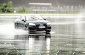 DEKRA SE: Vorsicht, Aquaplaning! / Bei 80 fahren Sie Wasserski!