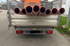 Polizeidirektion Landau: POL-PDLD: Edenkoben - Ungesicherte Ladung