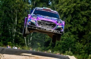 Ford-Werke GmbH: M-Sport Ford reist mit fünf Puma Hybrid Rally1 zum Saison-Highlight in die Wälder Finnlands