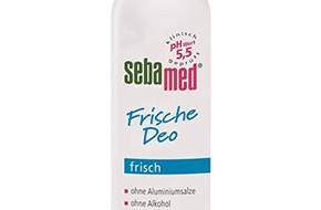 Sebapharma GmbH & Co. KG: Testsieg für sebamed Frische Deo Frisch bei der Stiftung Warentest