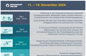 Amazon.de: Quickstart Online Bootcamp (11-14. November): Den Handel zukunftsfähig machen