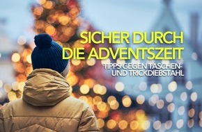 Polizeipräsidium Südhessen: POL-DA: Südhessen: Vorsicht vor Taschen- und Trickdieben auf Adventsmärkten / Polizei gibt wichtige Tipps