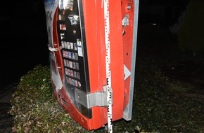 Polizei Bielefeld: POL-BI: Zigarettenautomat gesprengt