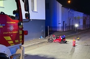 Feuerwehr Plettenberg: FW-PL: Schwerer Verkehrsunfall mit Motorrad