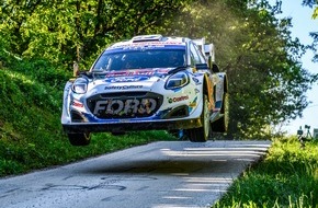Ford-Werke GmbH: Alle drei Crews von M-Sport Ford überzeugen bei der Rallye Kroatien durch starke Vorstellungen auf Asphalt