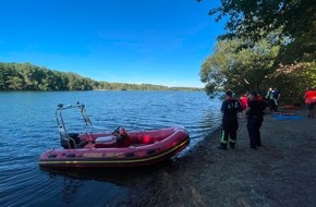 Feuerwehr Dinslaken: FW Dinslaken: Vermisste Person im See gemeldet