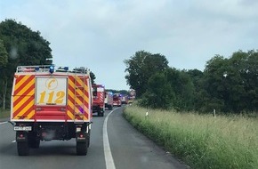 Freiwillige Feuerwehr Alpen: FW Alpen: Überörtliche Hilfeleistung nach Unwetter
