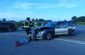 Polizei Coesfeld: POL-COE: Coesfeld, Lette, B474/ Autos zusammengestoßen